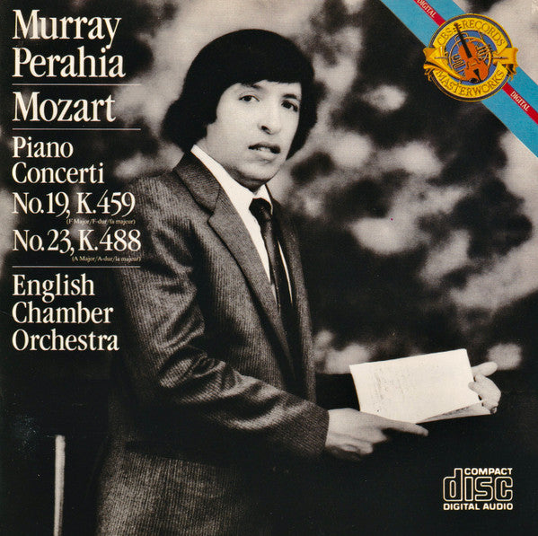 Murray Perahia, Wolfgang Amadeus Mozart, English Chamber Orchestra : Piano Concerti No. 19, K.459, No. 23, K. 488  (CD, Album)