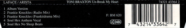 Toni Braxton : Un-Break My Heart (The Mixes) (CD, Maxi)