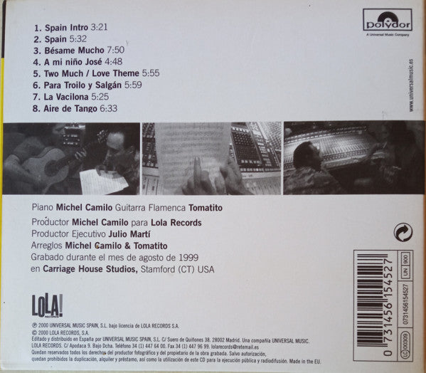 Michel Camilo & Tomatito : Spain (CD, Album, Dig)