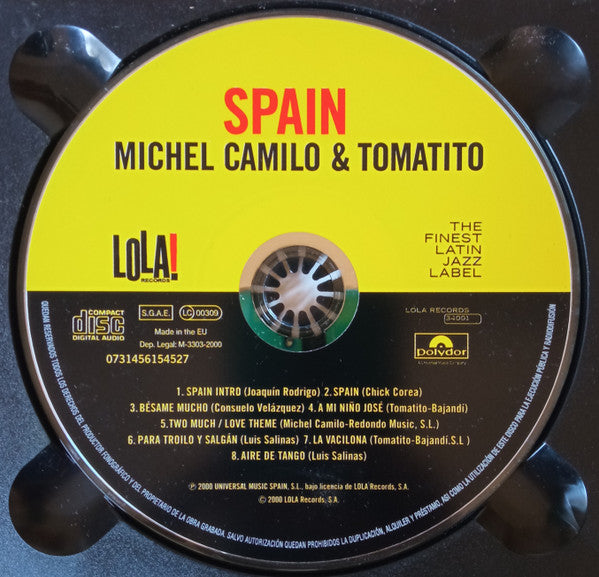 Michel Camilo & Tomatito : Spain (CD, Album, Dig)