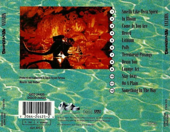 Nirvana : Nevermind (CD, Album, RE, Cin)