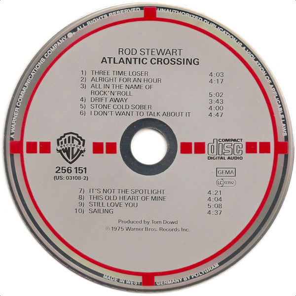 Rod Stewart : Atlantic Crossing (CD, Album, RE, Tar)