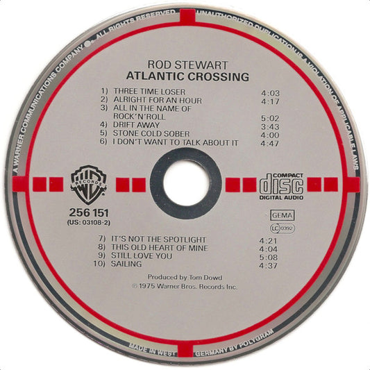 Rod Stewart : Atlantic Crossing (CD, Album, RE, Tar)