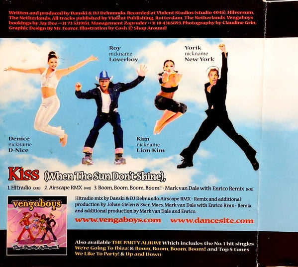 Vengaboys : Kiss (When The Sun Don't Shine) (CD, Single, CD2)