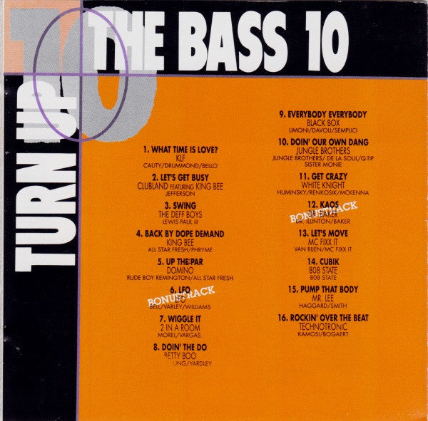 Various : Turn Up The Bass Volume 10 (CD, Comp)