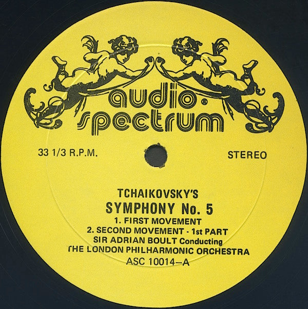 Pyotr Ilyich Tchaikovsky, London Philharmonic Orchestra, Sir Adrian Boult : Symphony No. 5 E-Minor (Op. 64) (LP)