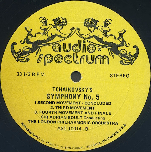 Pyotr Ilyich Tchaikovsky, London Philharmonic Orchestra, Sir Adrian Boult : Symphony No. 5 E-Minor (Op. 64) (LP)