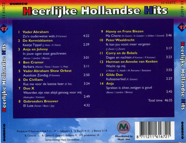 Various : 14 Heerlijke Hollandse Hits (CD, Comp)