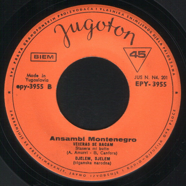 The Montenegro Five : Izvodi Svetske Hitove (7", EP)