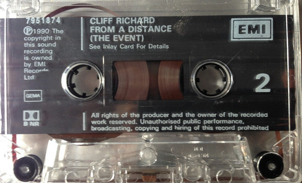 Cliff Richard : From A Distance ***** The Event (Cass, Album)