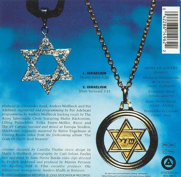 Army Of Lovers : Israelism (CD, Single)