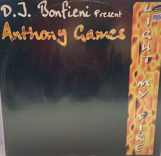 D.J. Bonfieni Presents Anthony's Games : Light My Fire (12")