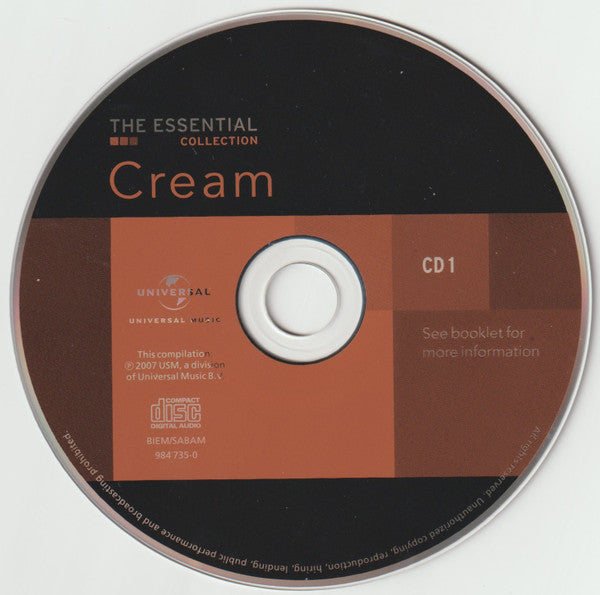 Cream (2) : The Essential Collection (2xCD, Comp)