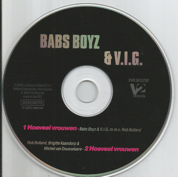 Various : Hoeveel Vrouwen (CD, Single)