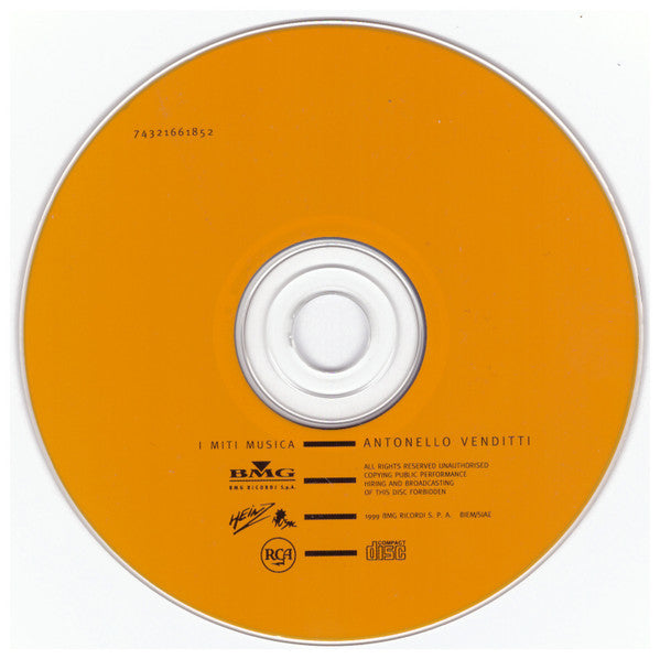 Antonello Venditti : Venditti (CD, Comp, RP)