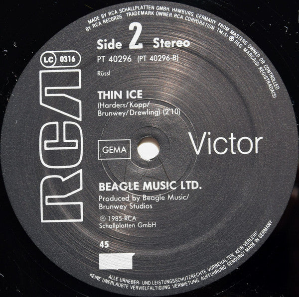 Beagle Music Ltd. : Ice In The Sunshine (12", Maxi)