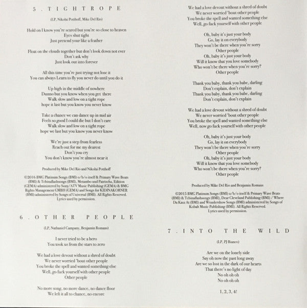 L.P. (3) : Lost On You (CD, Album)