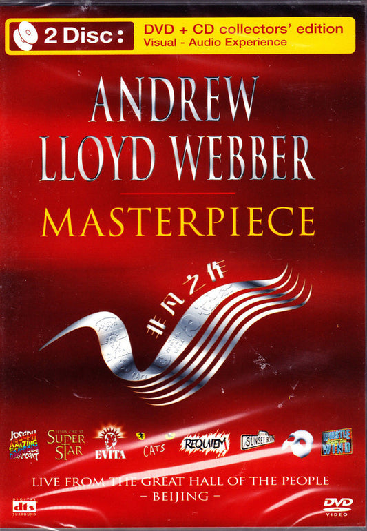 Andrew Lloyd Webber : Masterpiece (DVD-V, RE, Multichannel, PAL + CD, Enh, RE)