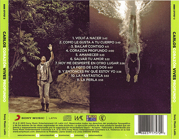 Carlos Vives : Corazón Profundo (CD, Album)