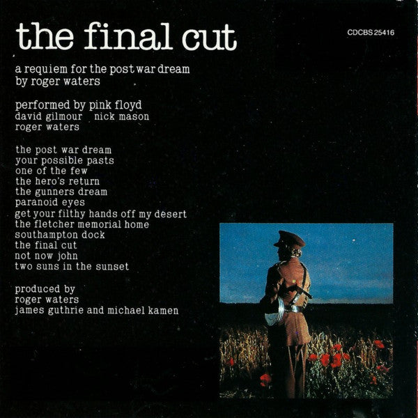 Pink Floyd : The Final Cut (CD, Album, RE)