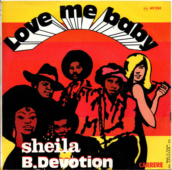 Sheila & B. Devotion : Love Me Baby (7", Single, RP)