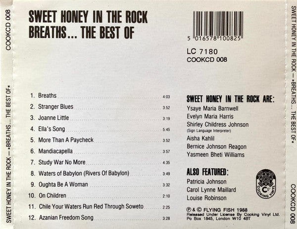 Sweet Honey In The Rock : Breaths... The Best Of (CD, Comp)