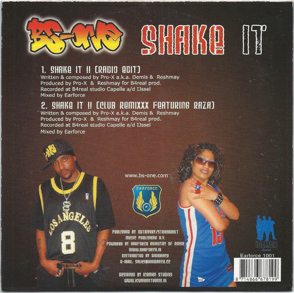 BS One : Shake It (CD, Single)