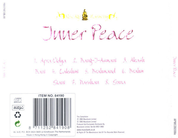 Pierre Vangelis : Inner Peace (CD, Album)