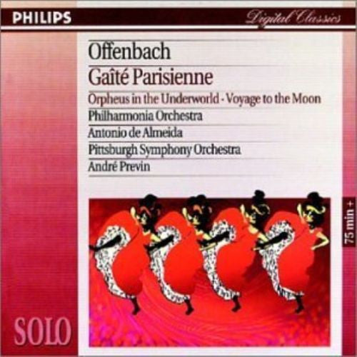 Jacques Offenbach, Philharmonia Orchestra, Antonio de Almeida, Pittsburgh Symphony Orchestra, André Previn : Gaîté Parisienne - Voyage To The Moon - Orpheus In The Underworld (CD, Comp)