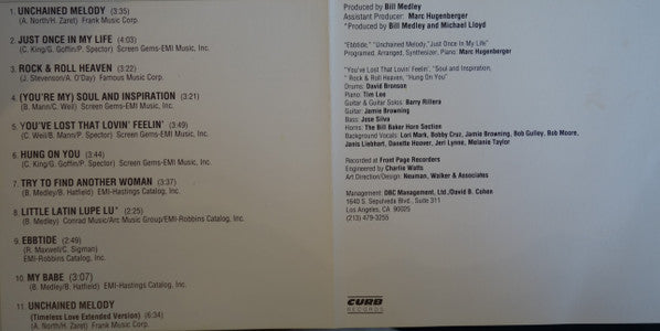 The Righteous Brothers : Reunion (CD, Album)