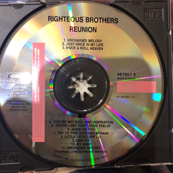 The Righteous Brothers : Reunion (CD, Album)