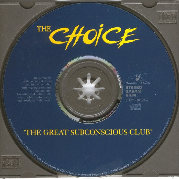 The Choice* : The Great Subconscious Club (CD, Album)