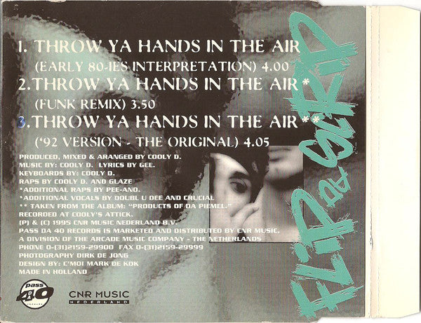 Flip Da Scrip : Throw Ya Hands In The Air '95 (CD, Maxi)