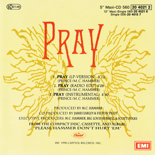 MC Hammer : Pray (CD, Maxi)