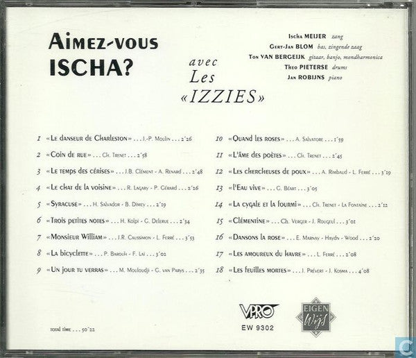 Ischa Meijer Avec The Izzies : Aimez-Vous Ischa? (CD, Album)