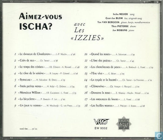 Ischa Meijer Avec The Izzies : Aimez-Vous Ischa? (CD, Album)