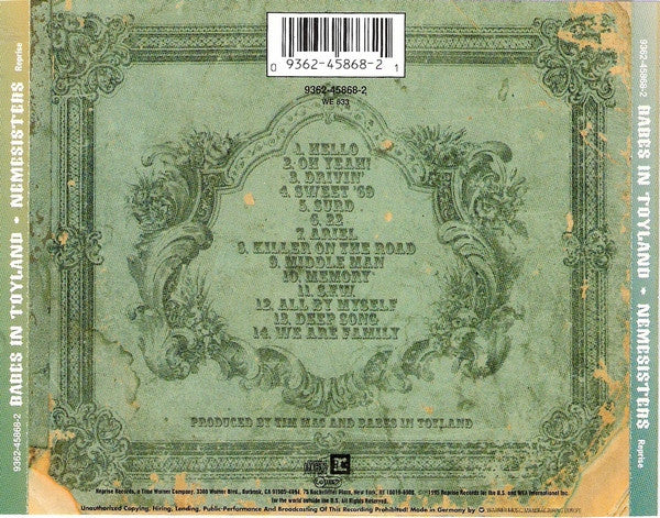 Babes In Toyland : Nemesisters (CD, Album)
