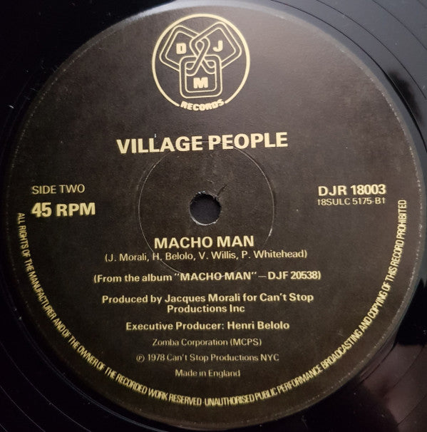 Village People : San Francisco (You've Got Me) / Macho Man (12")