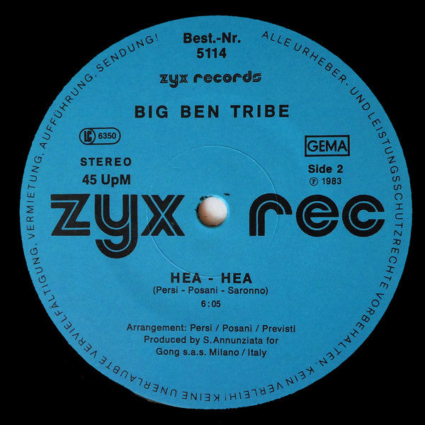Big Ben Tribe : Hot Love (12")