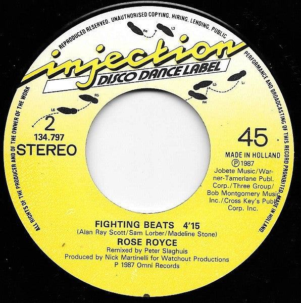 Rose Royce : Fighting Chance (7", Single)