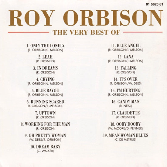 Roy Orbison : The Very Best Of  (CD, Comp)
