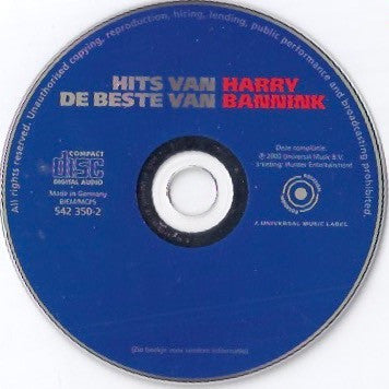 Harry Bannink : de Beste Hits van Harry Bannink (CD, Album)