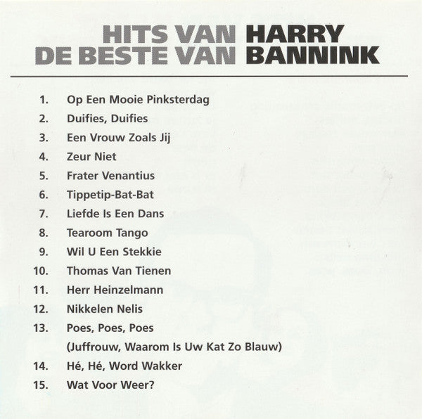 Harry Bannink : de Beste Hits van Harry Bannink (CD, Album)