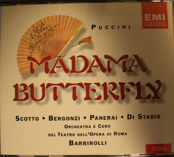 Giacomo Puccini - Renata Scotto, Carlo Bergonzi, Rolando Panerai, Coro Del Teatro Dell'Opera Di Roma, Orchestra Del Teatro Dell'Opera Di Roma, Sir John Barbirolli : Madama Butterfly (Box + 2xCD, RE, RM)