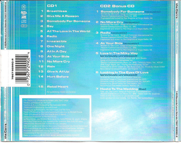 The Corrs : In Blue (2xCD, Album, S/Edition)