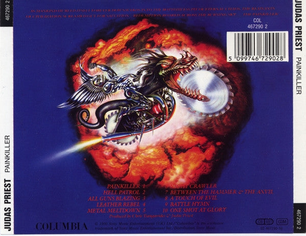 Judas Priest : Painkiller (CD, Album, RE)