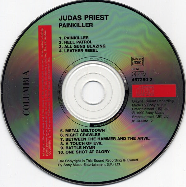 Judas Priest : Painkiller (CD, Album, RE)