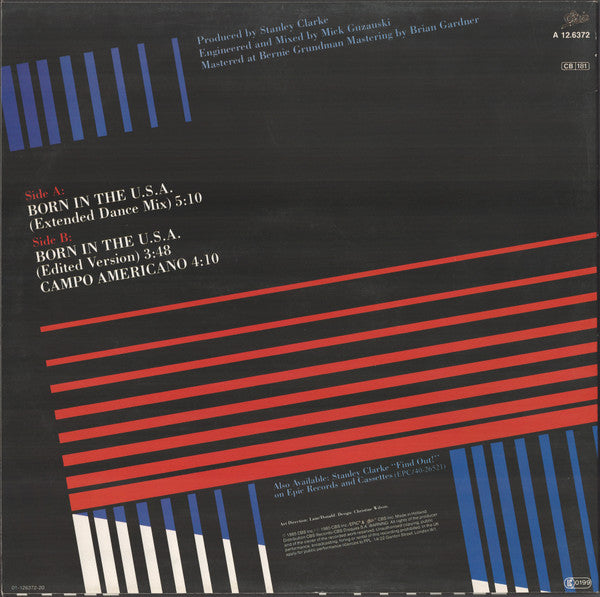 The Stanley Clarke Band : Born In The U.S.A. (12", Maxi)