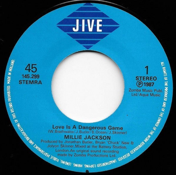 Millie Jackson : Love Is A Dangerous Game (7", Single)