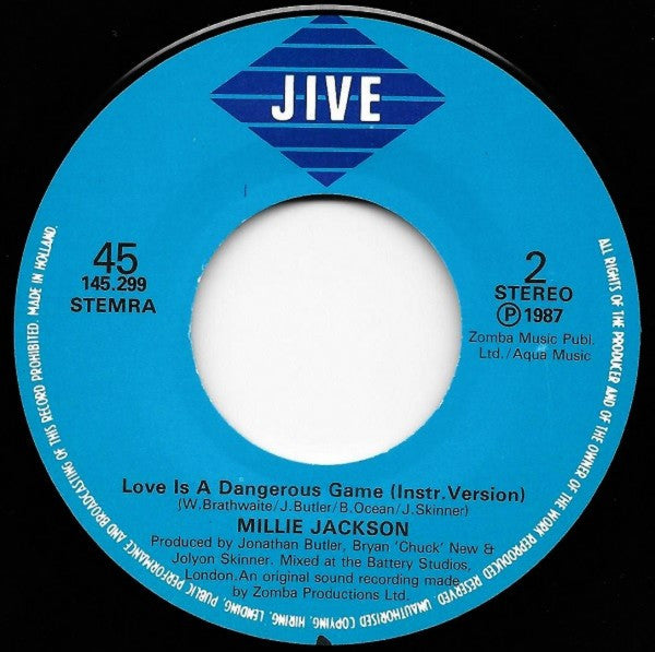 Millie Jackson : Love Is A Dangerous Game (7", Single)